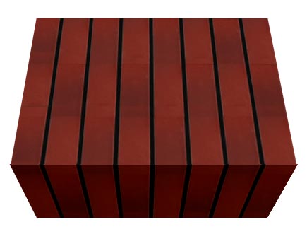 Перемычка фасадной термопанели Аляска Cloud rosa glatt, 40 мм